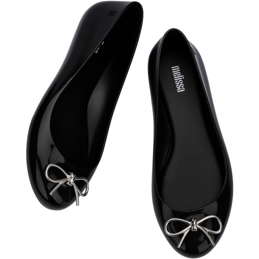Melissa Melissa Sweet Love Chrome Ad BALLERINA BU055 BLACK/ONIX