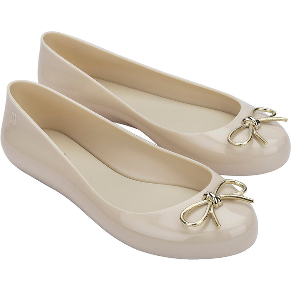 Melissa Melissa Sweet Love Chrome Ad BALLERINA BU057 BEIGE/GOLD