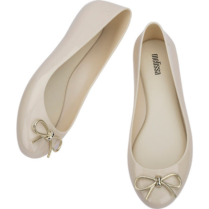 Melissa Melissa Sweet Love Chrome Ad BALLERINA BU057 BEIGE/GOLD