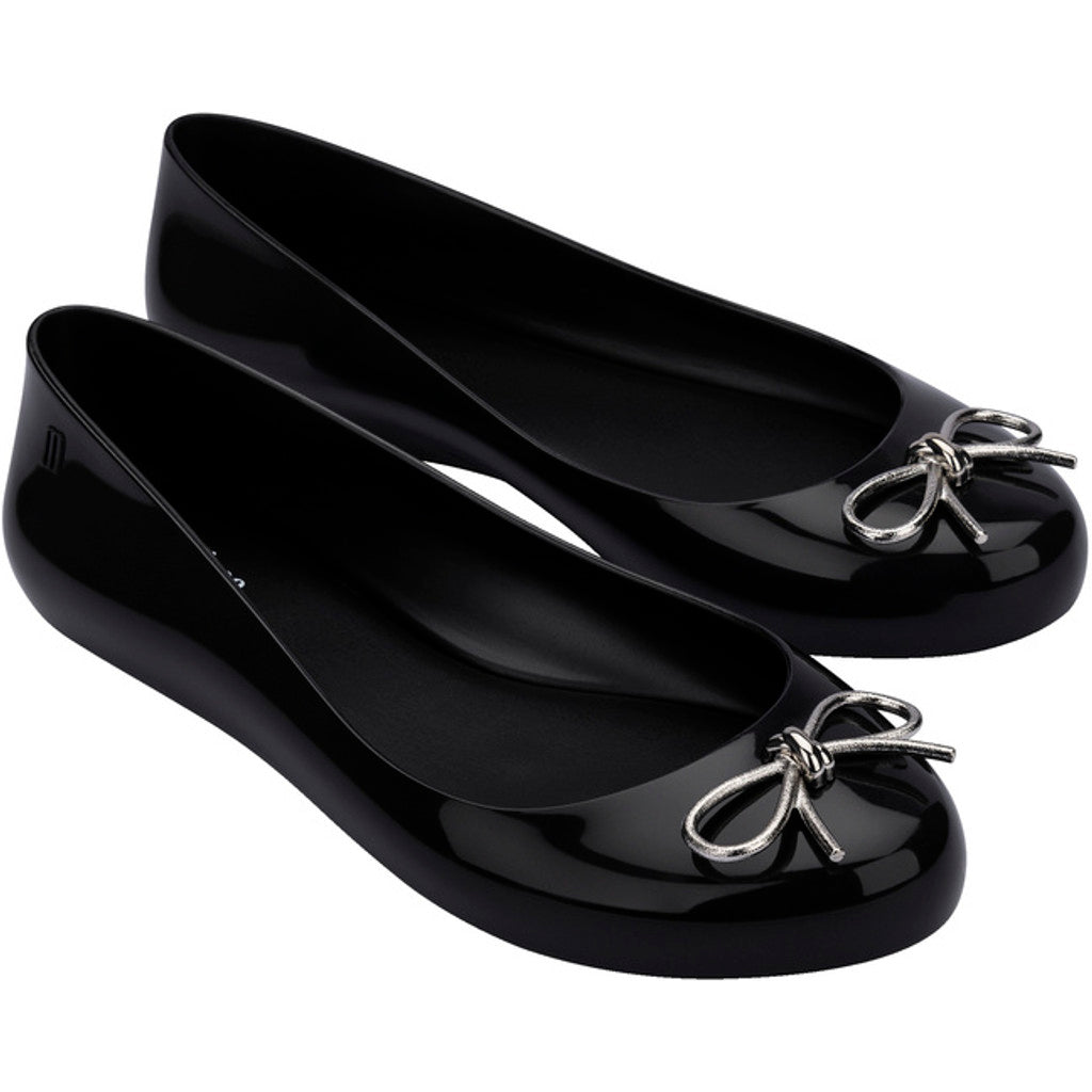Melissa Melissa Sweet Love Chrome Ad BALLERINA BU055 BLACK/ONIX