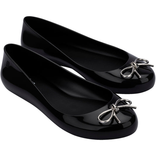 Melissa Melissa Sweet Love Chrome Ad BALLERINA BU055 BLACK/ONIX