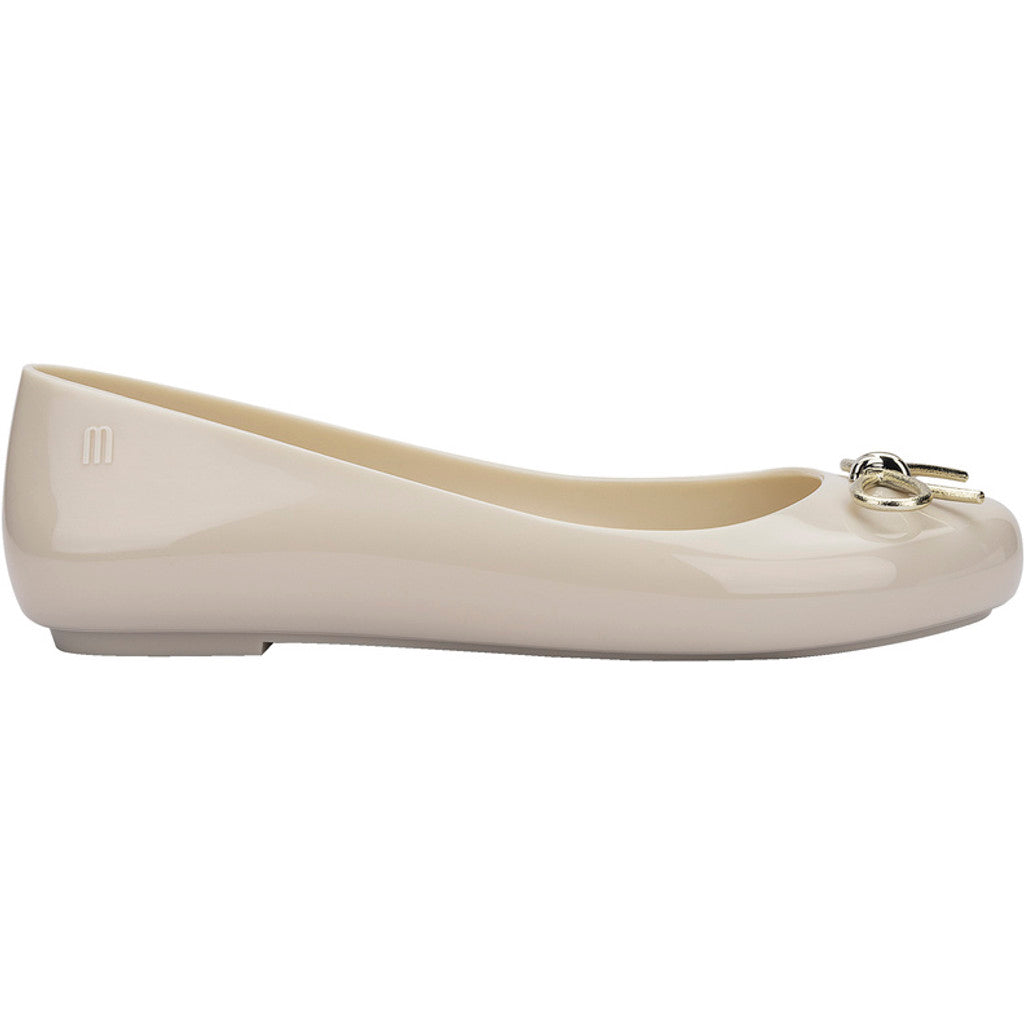 Melissa Melissa Sweet Love Chrome Ad BALLERINA BU057 BEIGE/GOLD