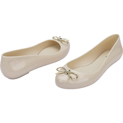 Melissa Melissa Sweet Love Chrome Ad BALLERINA BU057 BEIGE/GOLD