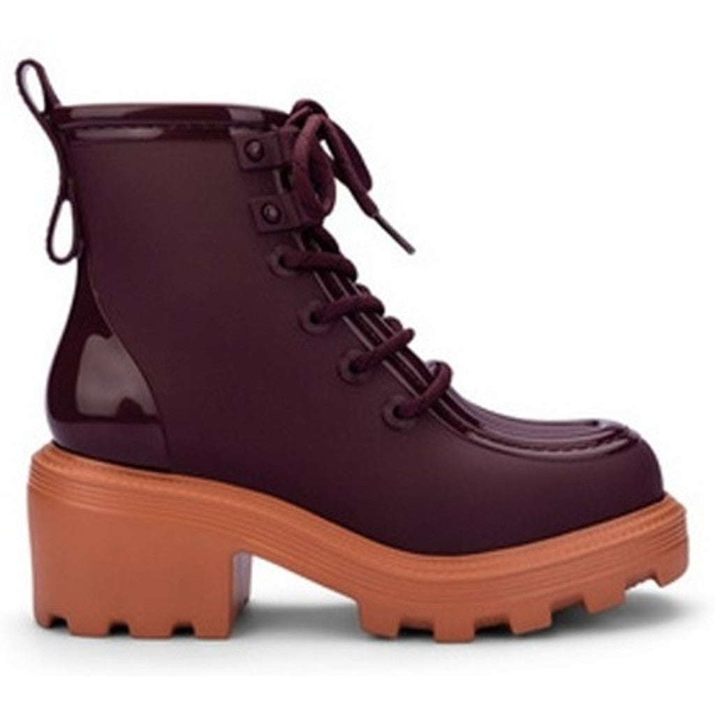 Melissa Melissa Track Boot AD BOOT BX272 BURGUNDY/ORANGE