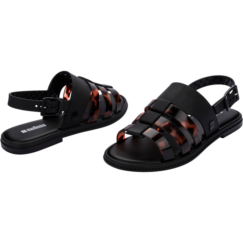 Melissa Melissa Tresse AD SANDAL BU551 BLACK/TORTOISE