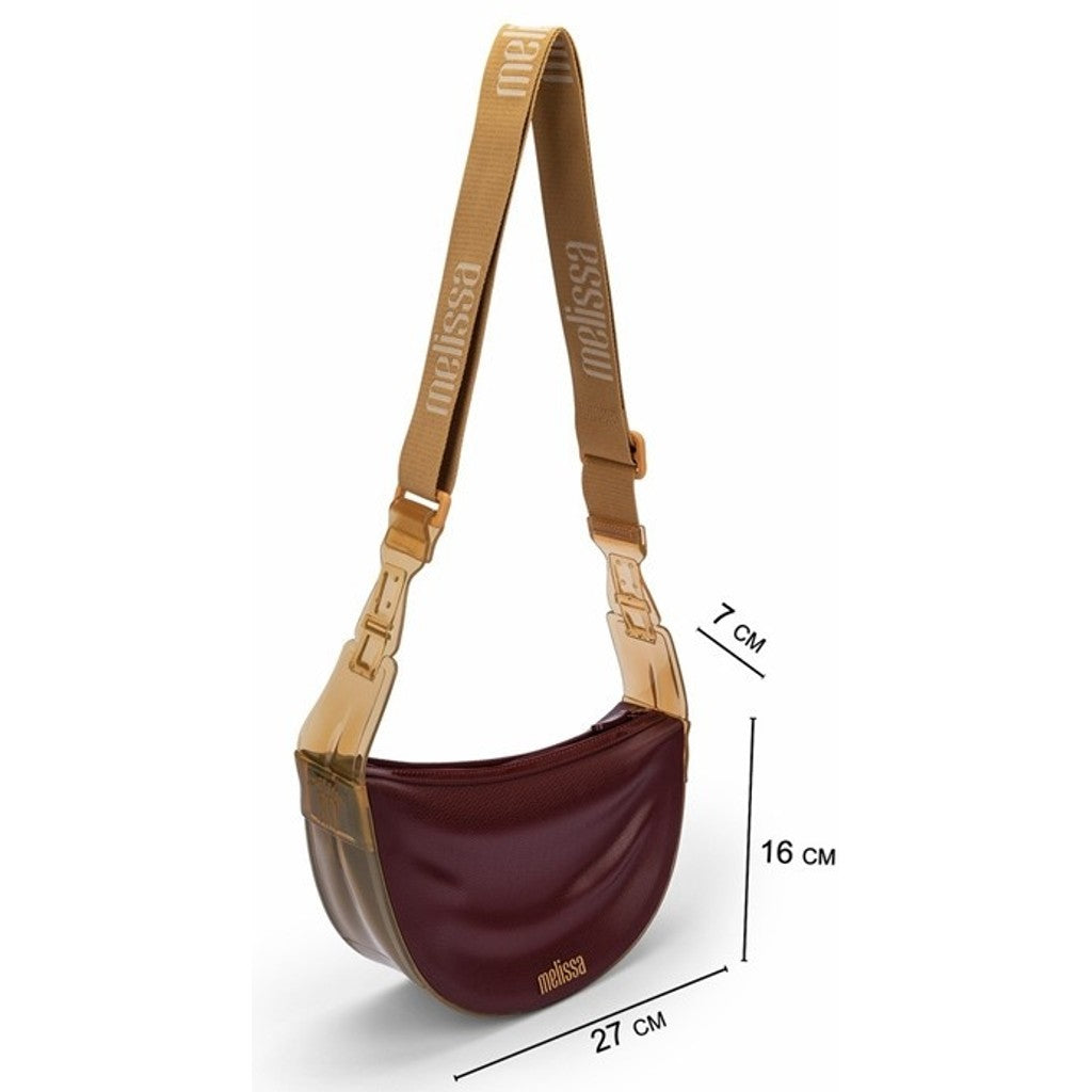 Melissa Melissa Vibe Bag BAGS BV102 BURGUNDY/BEIGE