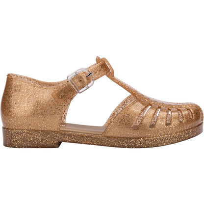 Mini Melissa Mini Melissa Aranha 79 II INF SANDAL BU107 BEIGE GLITTER