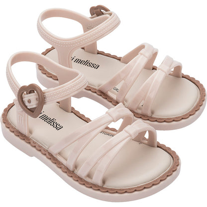 Mini Melissa Mini Melissa Aurora Bb SANDAL BU784 BEIGE/BROWN