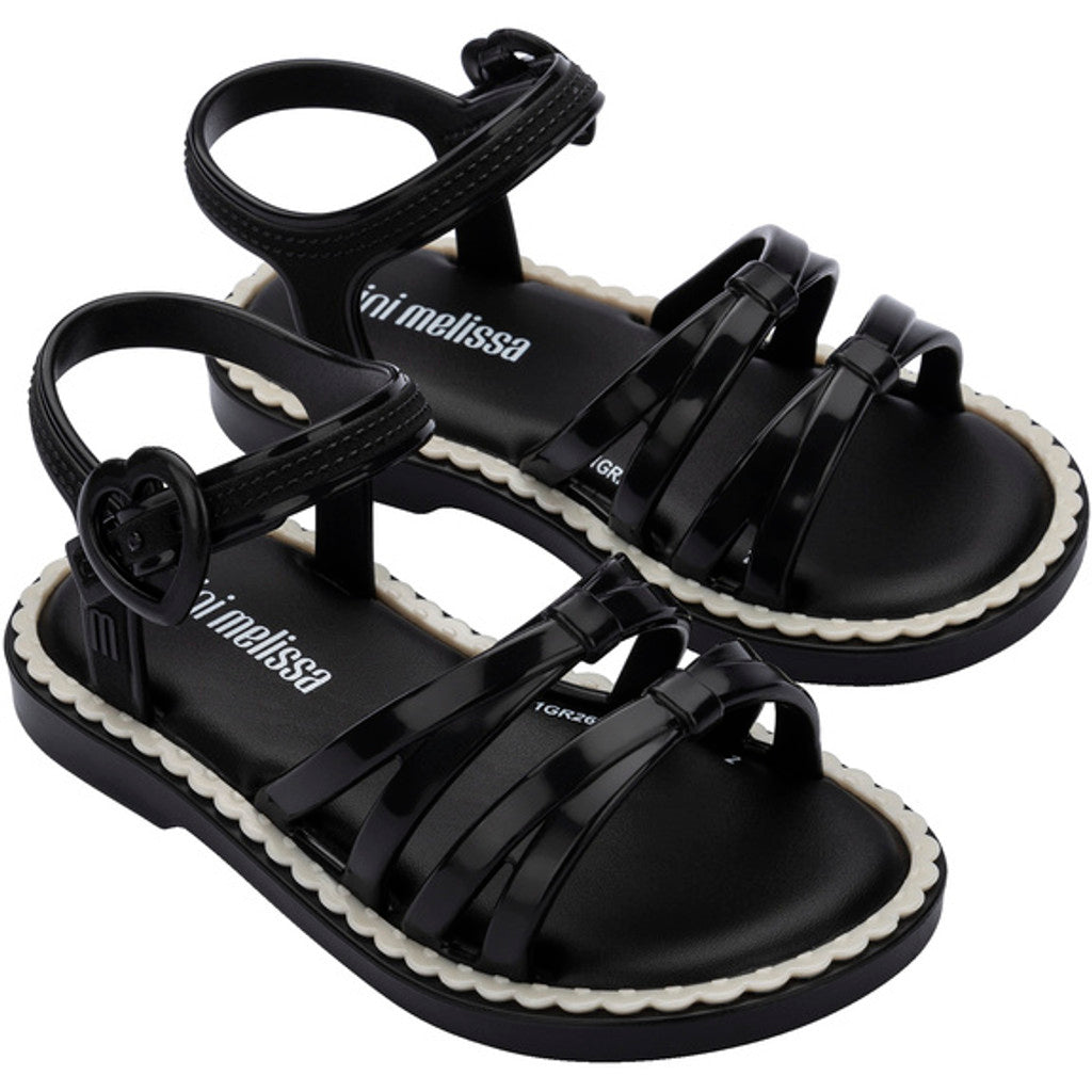 Mini Melissa Mini Melissa Aurora Bb SANDAL BU790 BLACK/BEIGE