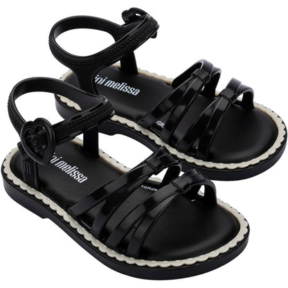 Mini Melissa Mini Melissa Aurora Bb SANDAL BU790 BLACK/BEIGE