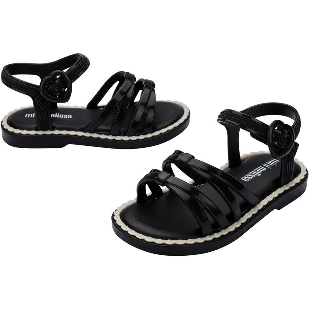 Mini Melissa Mini Melissa Aurora Bb SANDAL BU790 BLACK/BEIGE