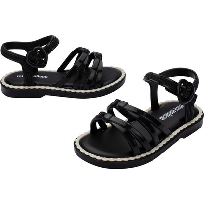 Mini Melissa Mini Melissa Aurora Bb SANDAL BU790 BLACK/BEIGE