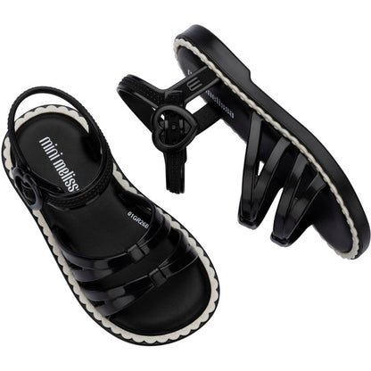 Mini Melissa Mini Melissa Aurora Bb SANDAL BU790 BLACK/BEIGE