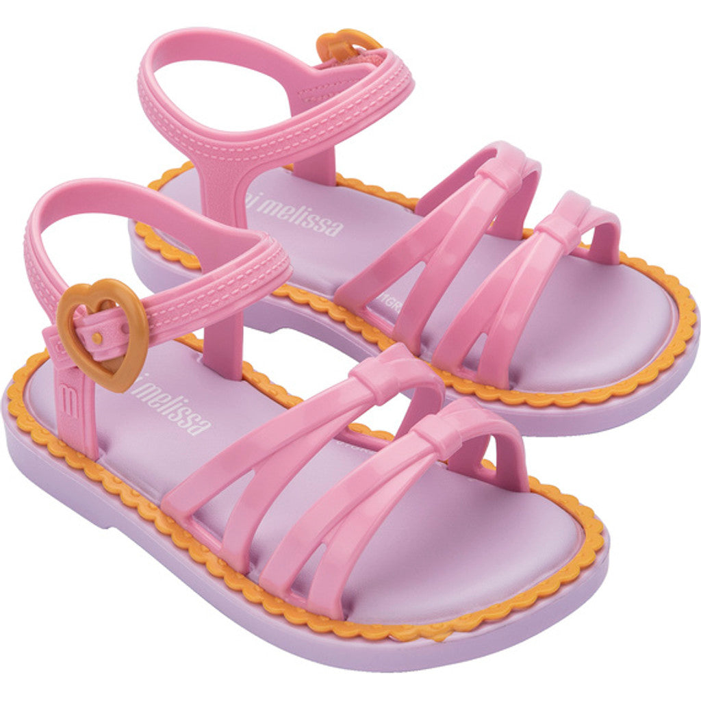 Mini Melissa Mini Melissa Aurora Bb SANDAL BU794 LILAC/YELLOW/PINK