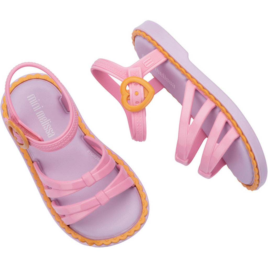 Mini Melissa Mini Melissa Aurora Bb SANDAL BU794 LILAC/YELLOW/PINK