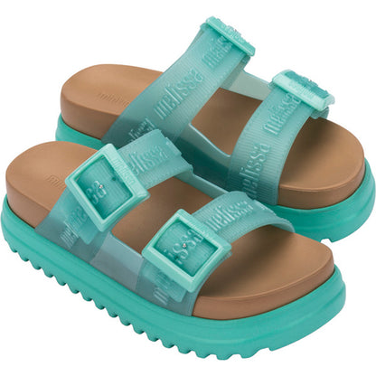 Mini Melissa Mini Melissa Cozy M Lover Platform INF  BT639 PEARL GREEN/BEIGE