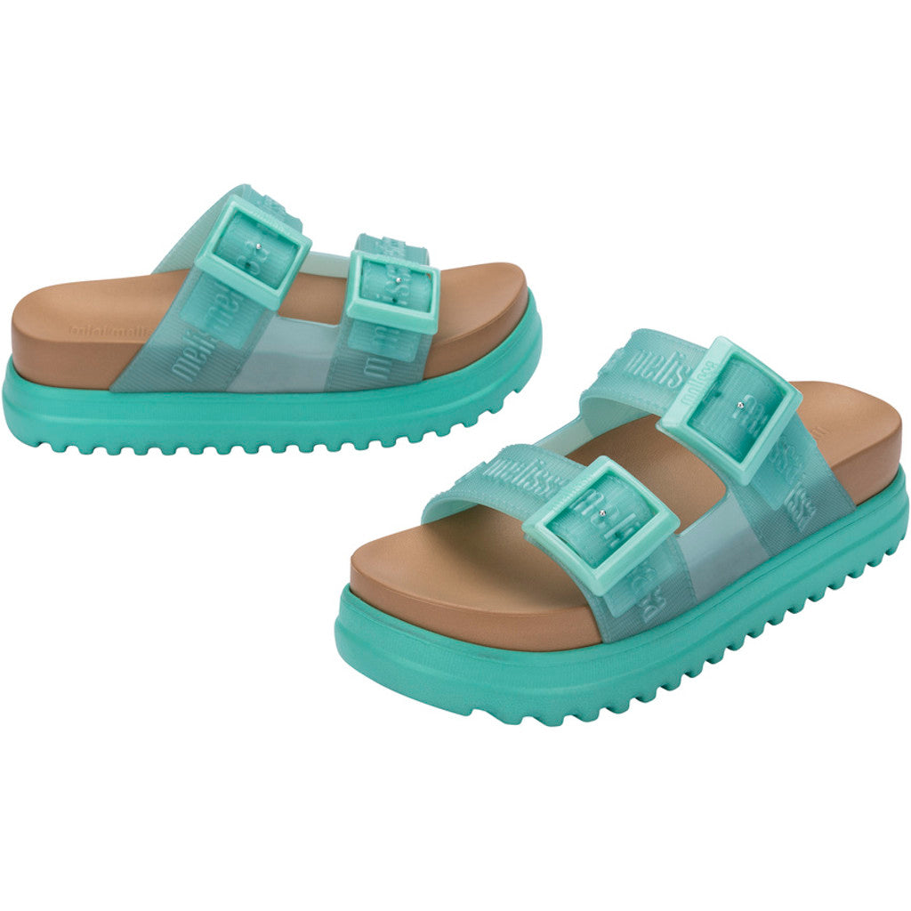 Mini Melissa Mini Melissa Cozy M Lover Platform INF  BT639 PEARL GREEN/BEIGE