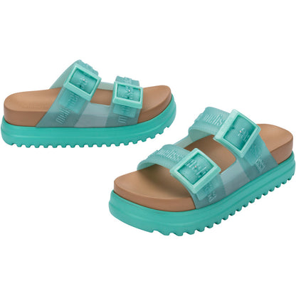 Mini Melissa Mini Melissa Cozy M Lover Platform INF  BT639 PEARL GREEN/BEIGE