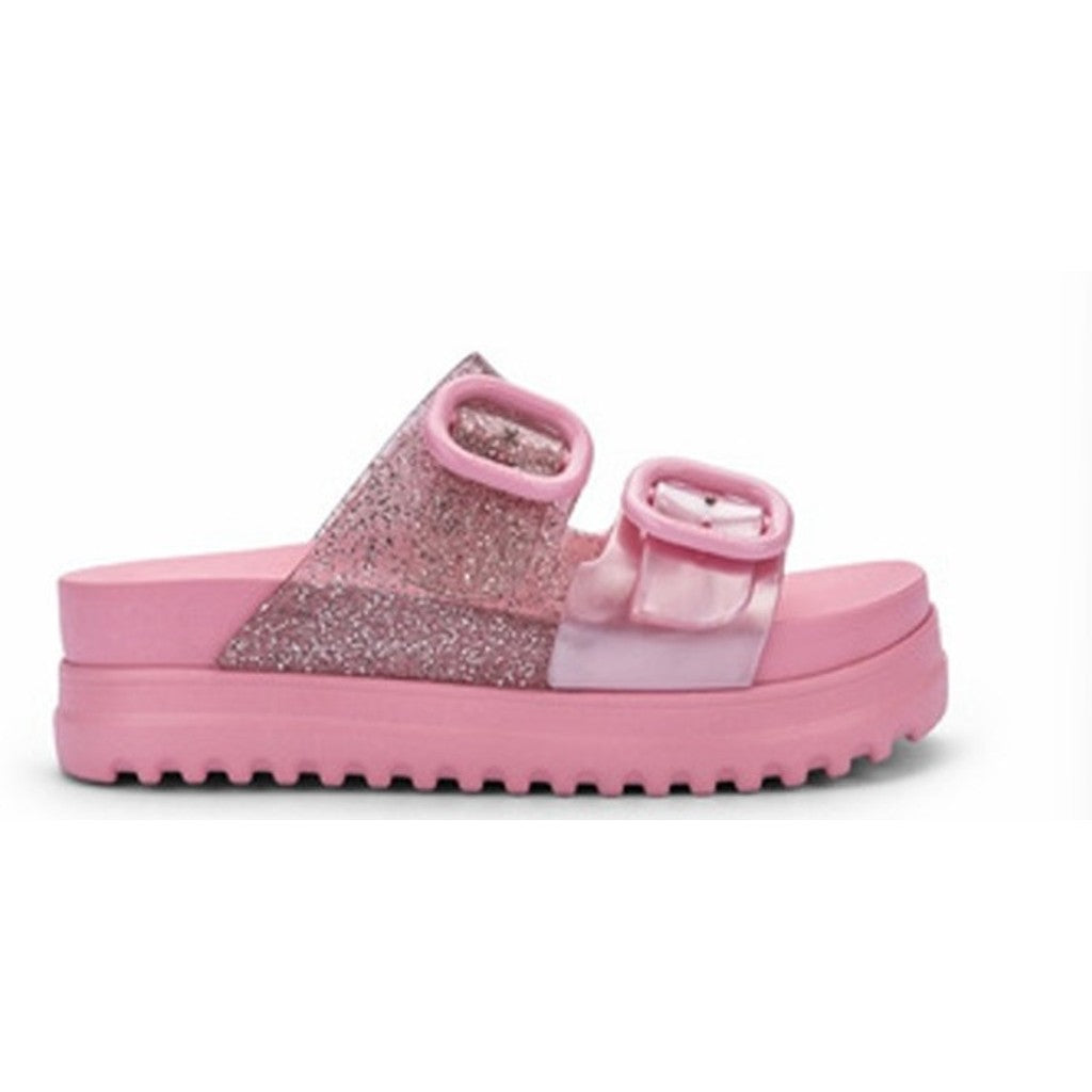 Mini Melissa Mini Melissa Cozy Platform INF SANDAL BU286 PINK/GLITTER PINK