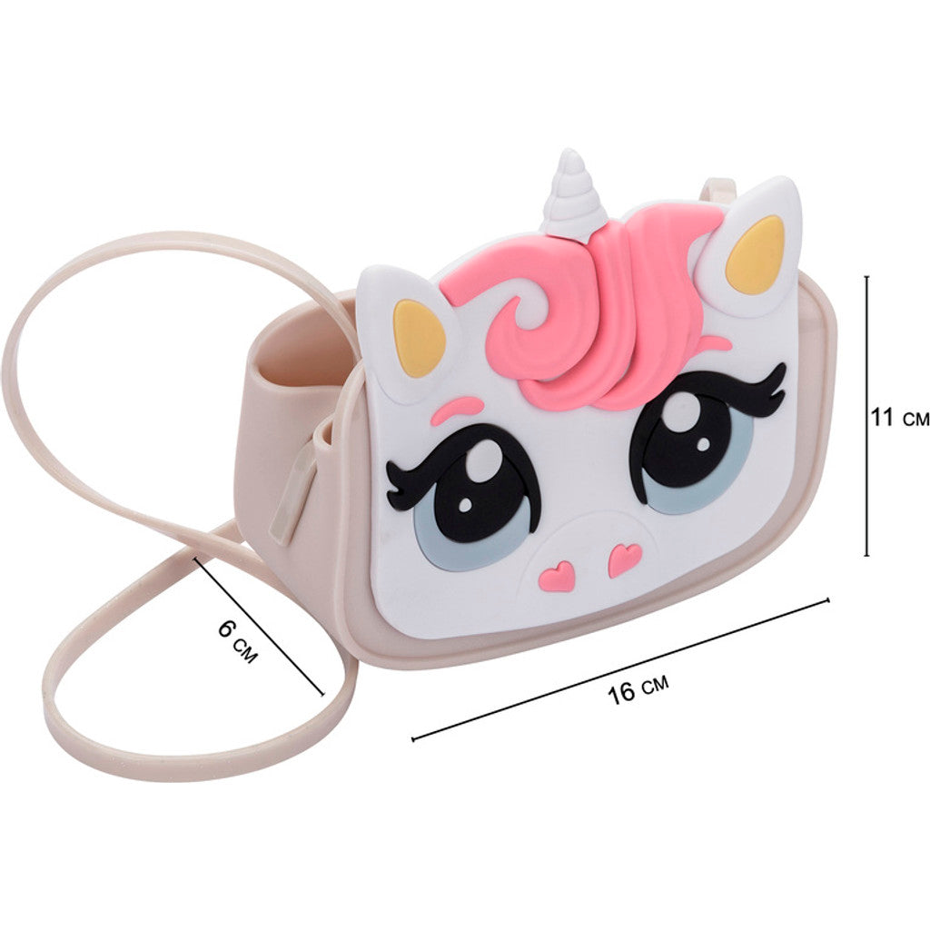 Mini Melissa Mini Melissa Dreamy Uni Bag BAGS BP576 METALLIC BEIGE/WHITE