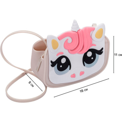 Mini Melissa Mini Melissa Dreamy Uni Bag BAGS BP576 METALLIC BEIGE/WHITE