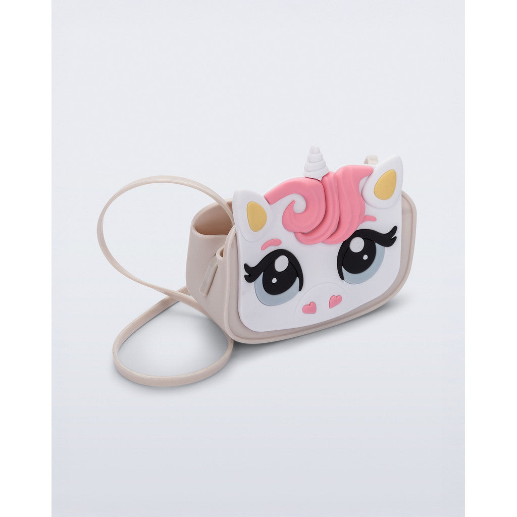 Mini Melissa Mini Melissa Dreamy Uni Bag BAGS BP576 METALLIC BEIGE/WHITE