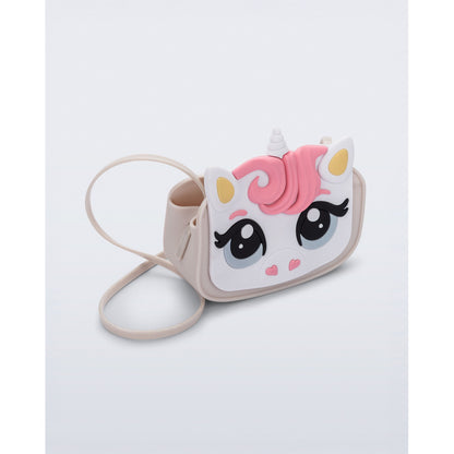 Mini Melissa Mini Melissa Dreamy Uni Bag BAGS BP576 METALLIC BEIGE/WHITE