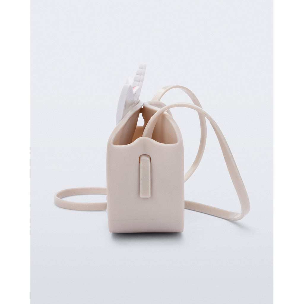 Mini Melissa Mini Melissa Dreamy Uni Bag BAGS BP576 METALLIC BEIGE/WHITE