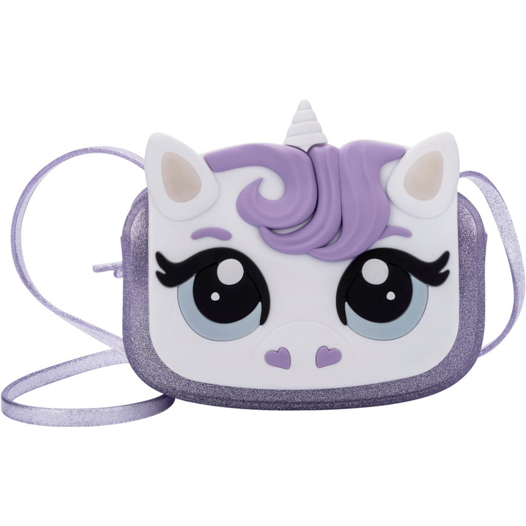 Mini Melissa Mini Melissa Dreamy Uni Bag BAGS BP580 PURPLE GLITTER/WHITE