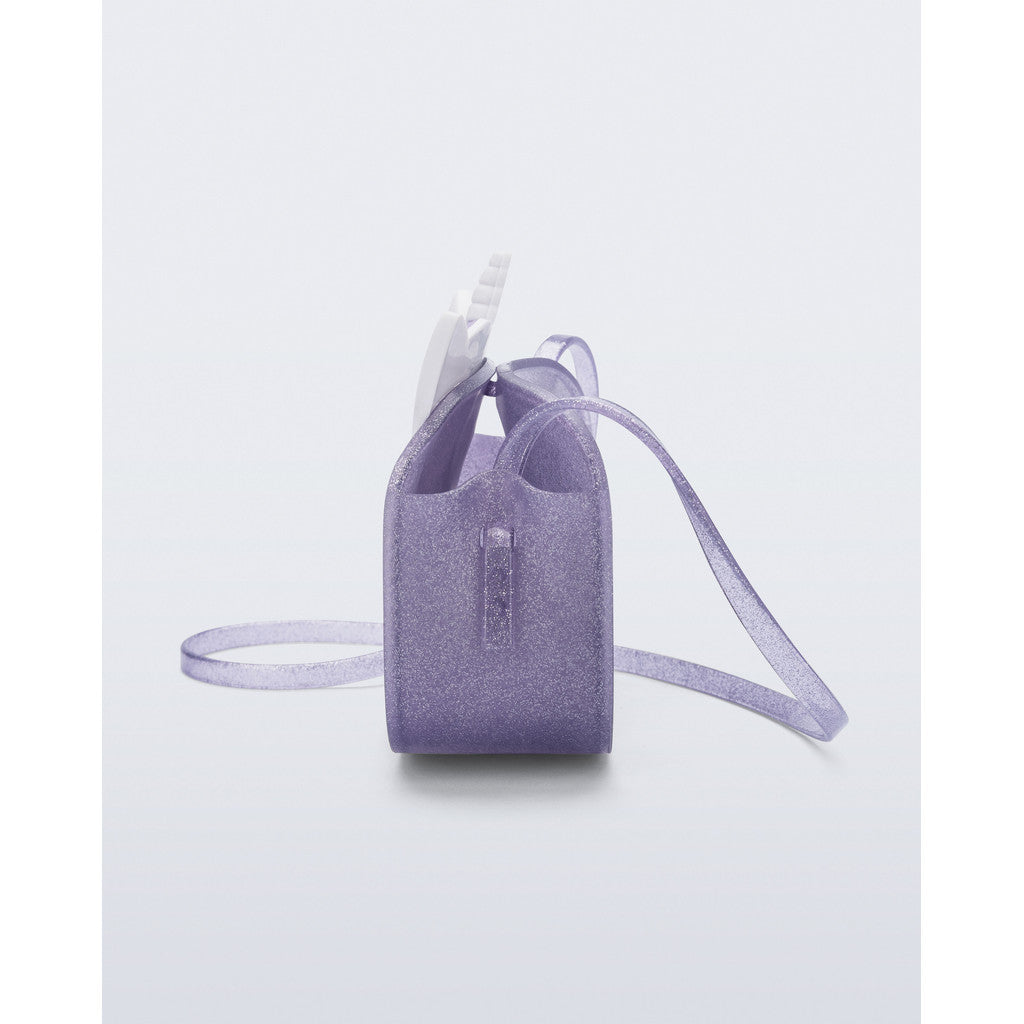 Mini Melissa Mini Melissa Dreamy Uni Bag BAGS BP580 PURPLE GLITTER/WHITE