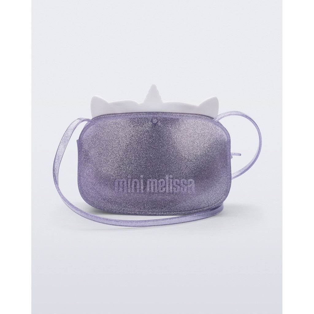 Mini Melissa Mini Melissa Dreamy Uni Bag BAGS BP580 PURPLE GLITTER/WHITE