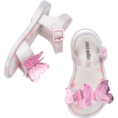 Mini Melissa Mini Melissa Fly Sandal Iii Bb SANDAL BN928 PEARLY WHITE /PINK