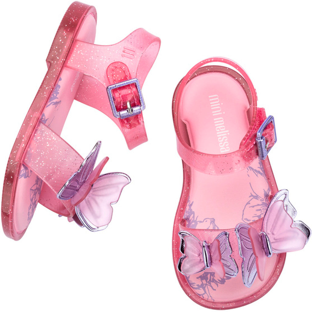 Mini Melissa Mini Melissa Fly Sandal Iii Bb SANDAL BN944 GLITTER PINK
