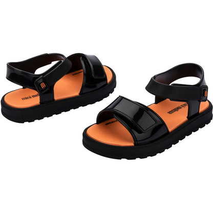 Mini Melissa Mini Melissa Joy BB SANDAL BV321 BLACK/ORANGE