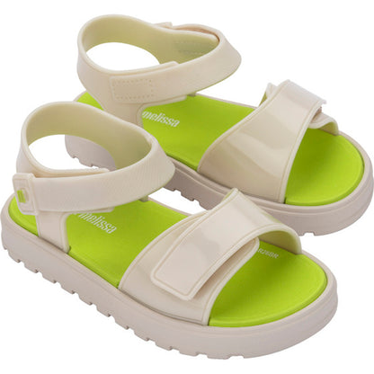 Mini Melissa Mini Melissa Joy BB SANDAL BV322 BEIGE/GREEN