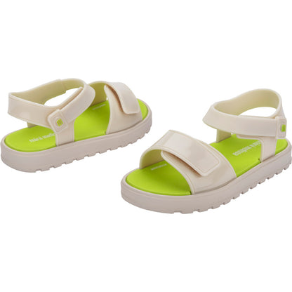 Mini Melissa Mini Melissa Joy BB SANDAL BV322 BEIGE/GREEN