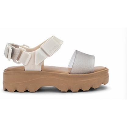 Mini Melissa Mini Melissa Kick Off Sandal INF SANDAL BK282 BEIGE/GLITTER