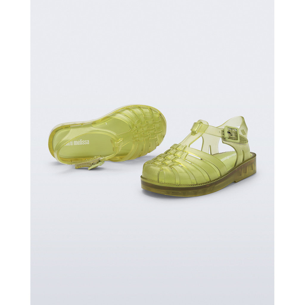 Mini Melissa Mini Melissa Possession Bb SANDAL BO072 TRANSP GREEN
