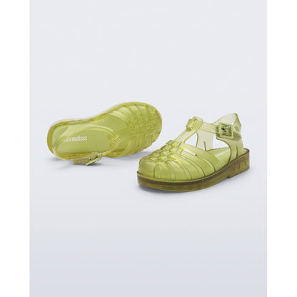 Mini Melissa Mini Melissa Possession Bb SANDAL BO072 TRANSP GREEN
