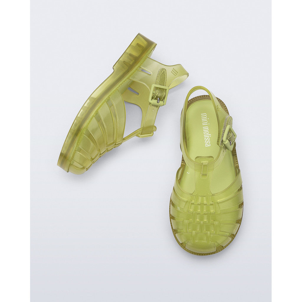Mini Melissa Mini Melissa Possession Bb SANDAL BO072 TRANSP GREEN