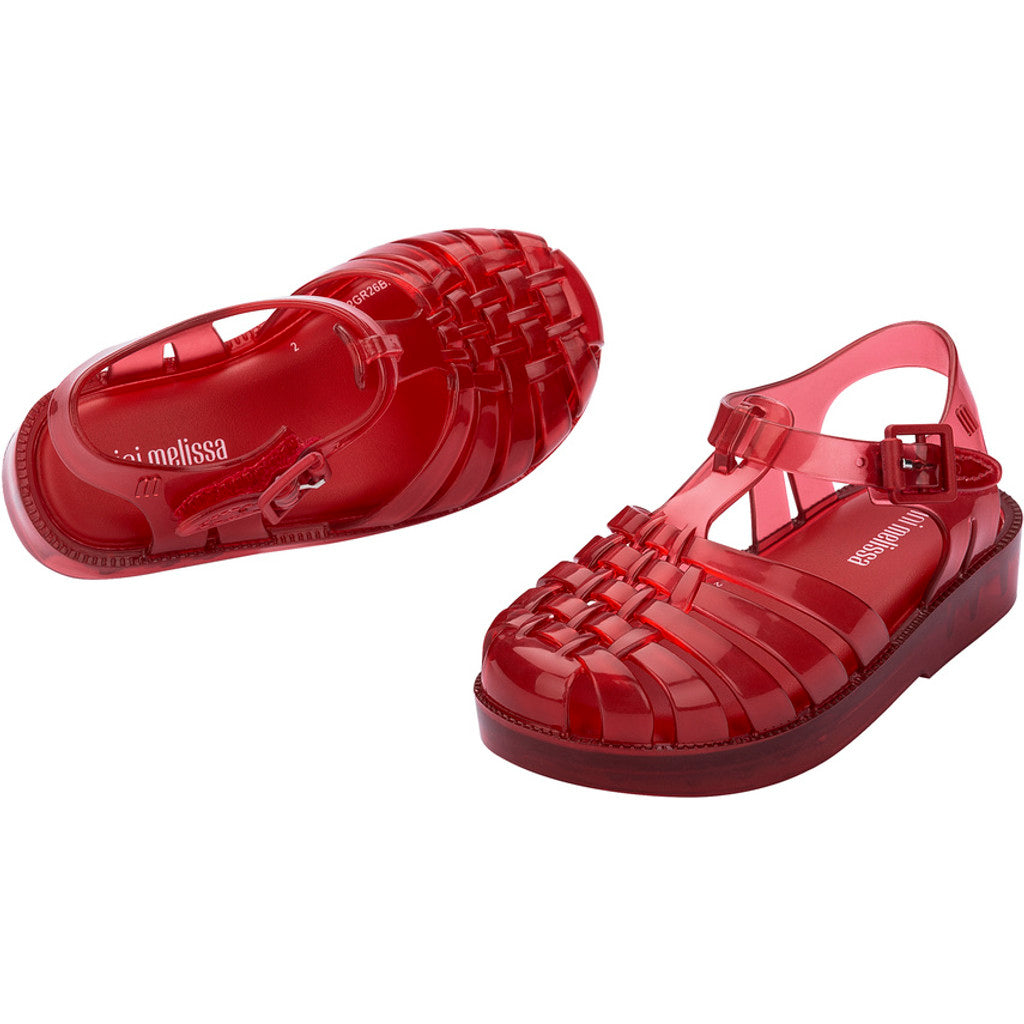 Mini Melissa Mini Melissa Possession Bb SANDAL BZ361 TRANSPARENT RED