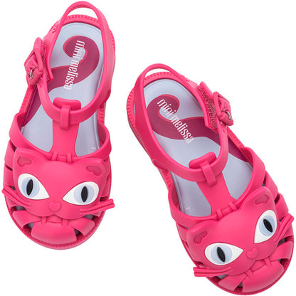 Mini Melissa Mini Melissa Possession Cat BB SANDAL BG213 PINK/BLUE
