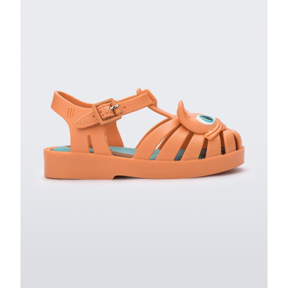 Mini Melissa Mini Melissa Possession Cat BB SANDAL BG214 ORANGE/BLUE