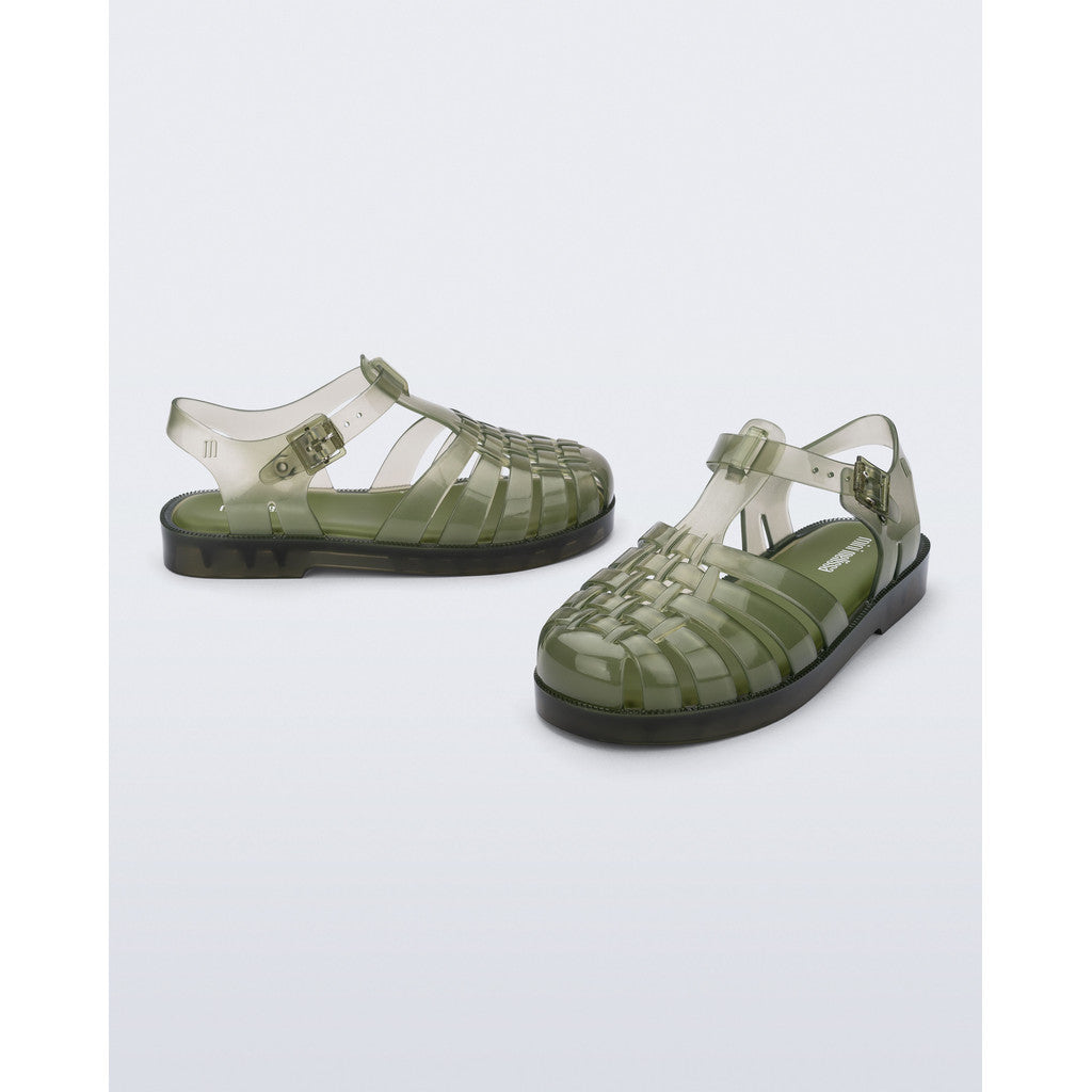 Mini Melissa Mini Melissa Possession Inf SANDAL BV912 TRANSP GREEN