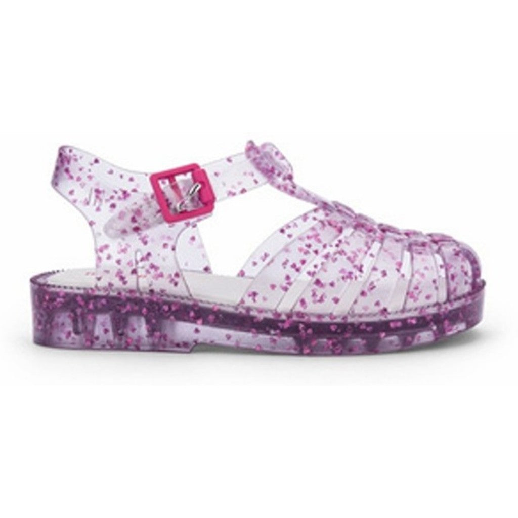 Mini Melissa Mini Melissa Possession Shiny Elements II BB SANDAL BW185 GLITTER CLEAR