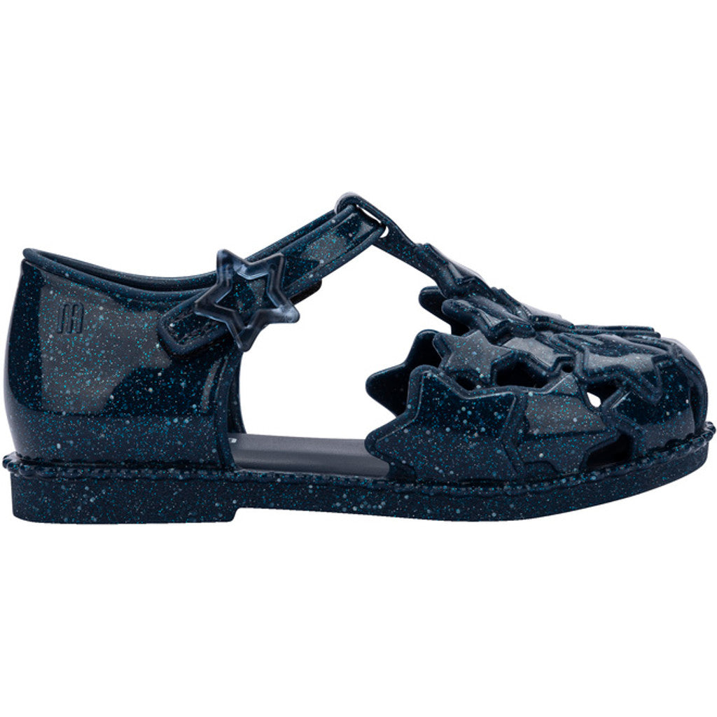 Mini Melissa Mini Melissa Starry BB SANDAL BV566 GLITTER BLUE
