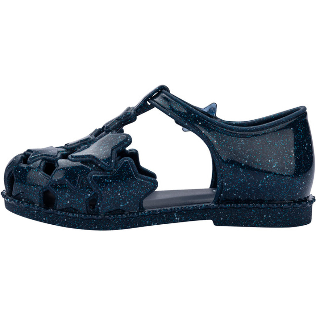Mini Melissa Mini Melissa Starry BB SANDAL BV566 GLITTER BLUE