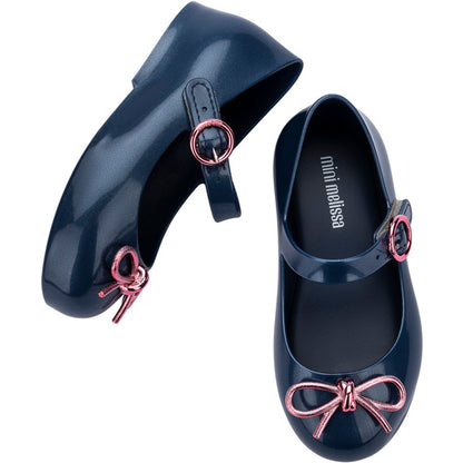 Mini Melissa Mini Melissa Sweet Love Chrome Bb BALLERINA BU062 METALLIC BLUE/PINK