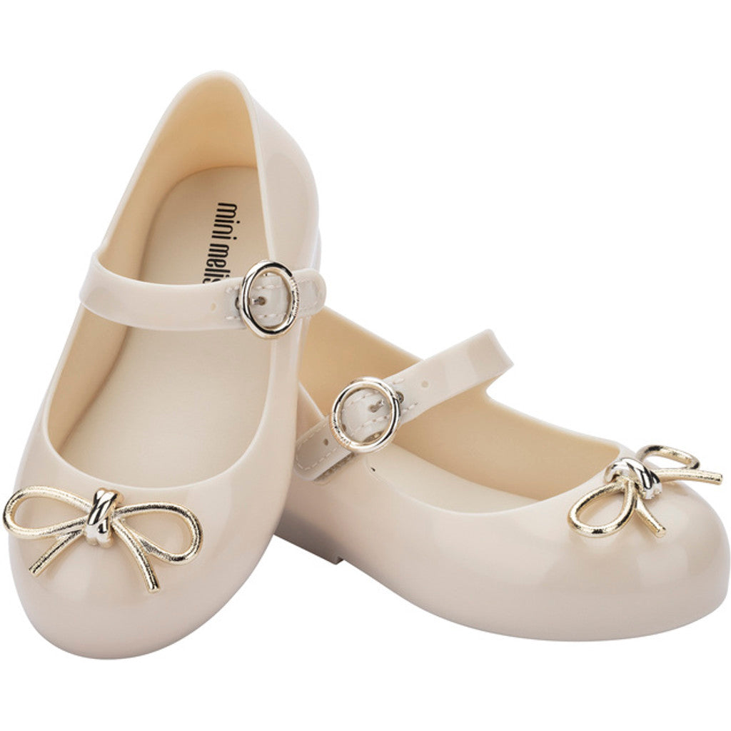Mini Melissa Mini Melissa Sweet Love Chrome Bb BALLERINA BU063 BEIGE/GOLD