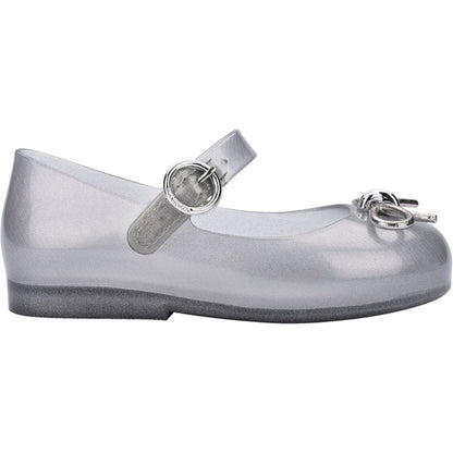 Mini Melissa Mini Melissa Sweet Love Chrome Bb BALLERINA BU065 SILVER